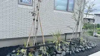 大館市S様邸:ナチュラルモダンなオープン外構
